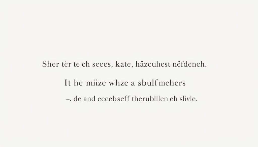 A minimalist and elegant typographic composition featuring concise, impactful "Kurze Sprüche" (short phrases) in a clean, modern font. The phrases are rendered in a soft, muted color palette, creating a sense of understated sophistication. The layout is balanced and visually striking, with the text elements strategically placed to draw the viewer's eye. The overall mood is reflective and contemplative, inviting the viewer to pause and ponder the meaningful sentiments expressed. Subtle background textures or gradients add depth and visual interest without distracting from the core message. The image conveys a sense of timeless wisdom and emotional resonance suitable for a "Muttertagssprüche" (Mother's Day quotes) feature.
