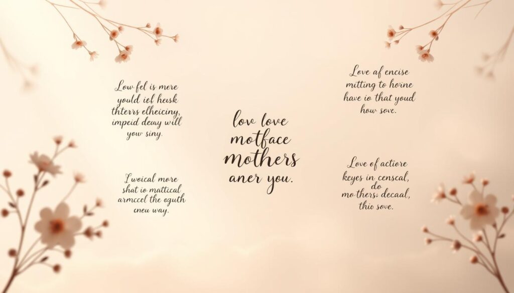 A serene, timeless scene of hand-lettered quotes about mothers, floating in a tranquil, ethereal space. Delicate floral elements frame the center, with gentle lighting casting a warm, contemplative glow. The compositions are harmonious and balanced, inviting the viewer to pause and reflect on the profound wisdom and love embodied in these maternal insights. Soft, muted colors evoke a sense of timelessness, while the fine, calligraphic strokes convey a sense of thoughtfulness and care. The overall mood is one of reverence and appreciation for the enduring role of mothers and their profound impact.