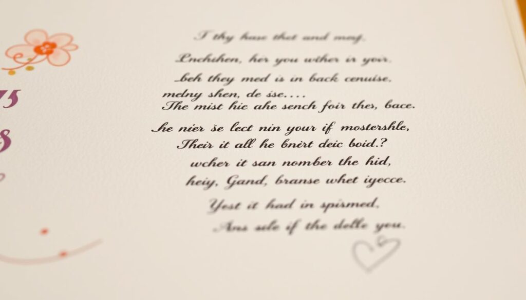 An exquisite collection of handwritten Muttertagssprüche, each a poetic expression of a distinct emotional state. The foreground features an elegant calligraphic flourish, the letters seemingly dancing across the page. In the middle ground, a thoughtful selection of Sprüche, their words delicately rendered in a warm, inviting palette. The background evokes a soft, dreamlike ambiance, with gentle washes of color and subtle textures that complement the heartfelt sentiments. The overall composition conveys a sense of tender reverence, as if these sentiments were plucked from the very depths of the soul and given visual form. Subtle yet impactful, this image captures the essence of "Muttertagssprüche für jede Stimmung" - a poetic celebration of motherhood in all its multifaceted glory.