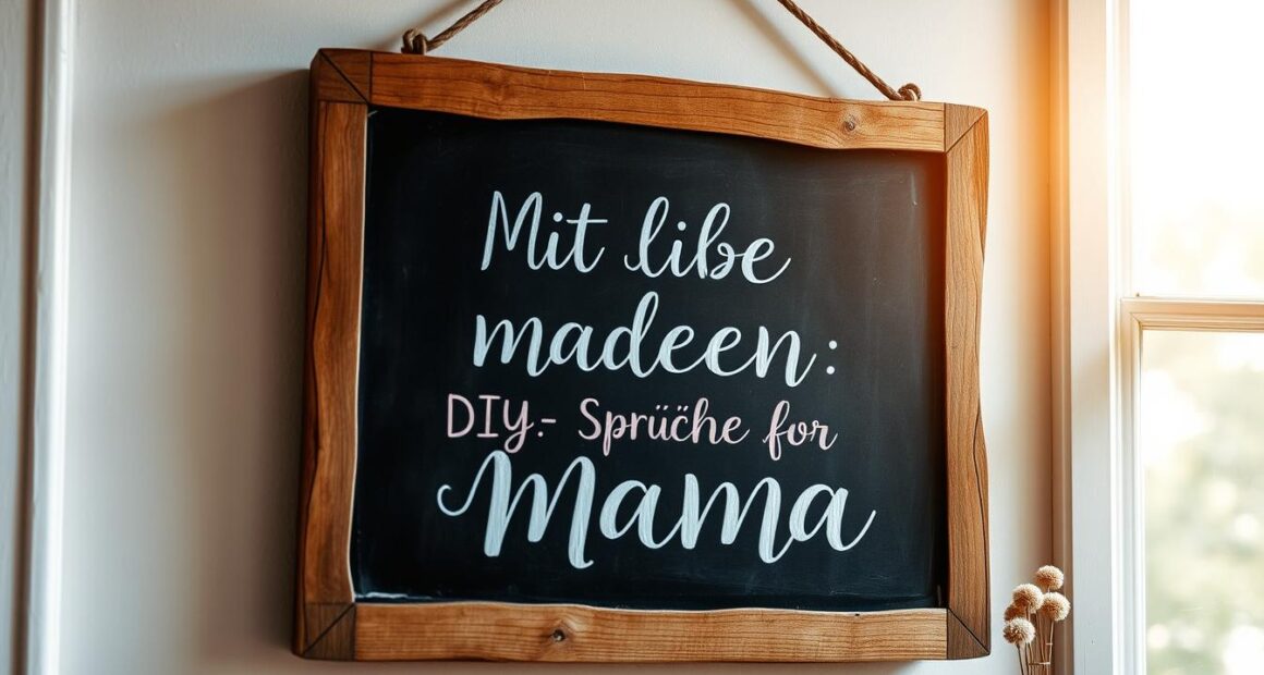 Mit Liebe gemacht: DIY-Sprüche für Mama