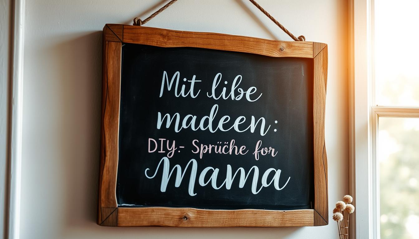 Mit Liebe gemacht: DIY-Sprüche für Mama