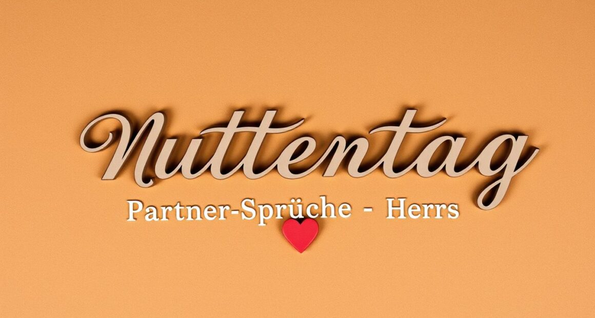 Muttertag 2025: Partner-Sprüche mit Herz