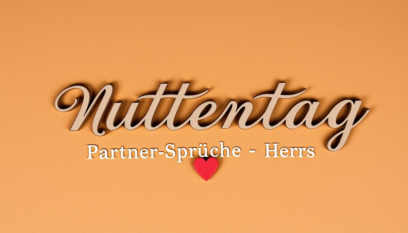 Muttertag 2025: Partner-Sprüche mit Herz