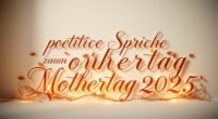 Muttertag 2025: Poetische Sprüche voller Eleganz