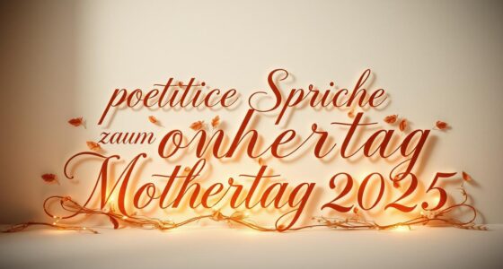 Muttertag 2025: Poetische Sprüche voller Eleganz