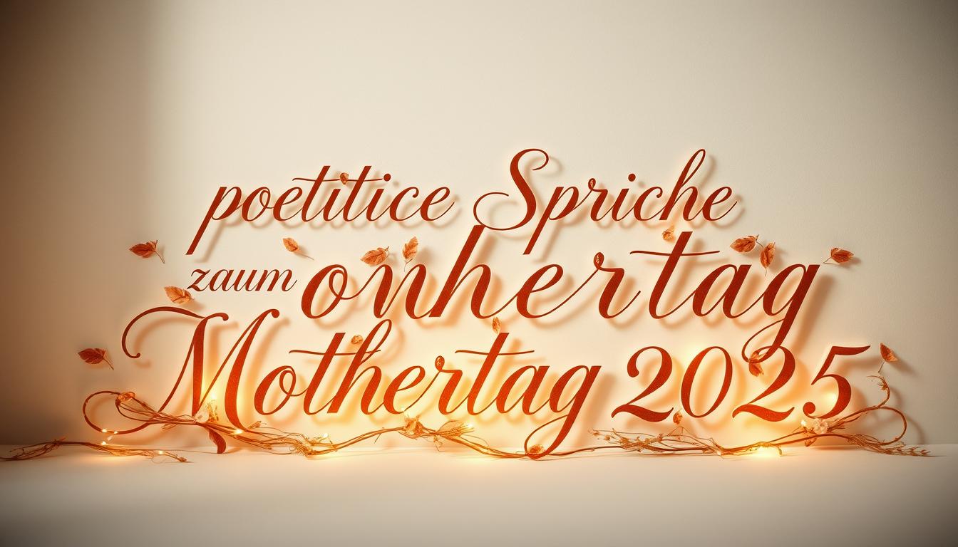 Muttertag 2025: Poetische Sprüche voller Eleganz