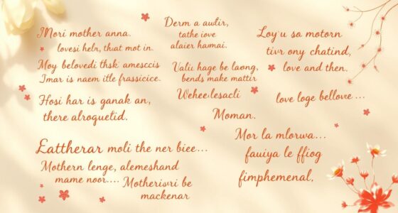 Sprüche für Mama auf Englisch, Französisch und mehr
