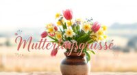 Sprüche von Töchtern und Söhnen zum Muttertag
