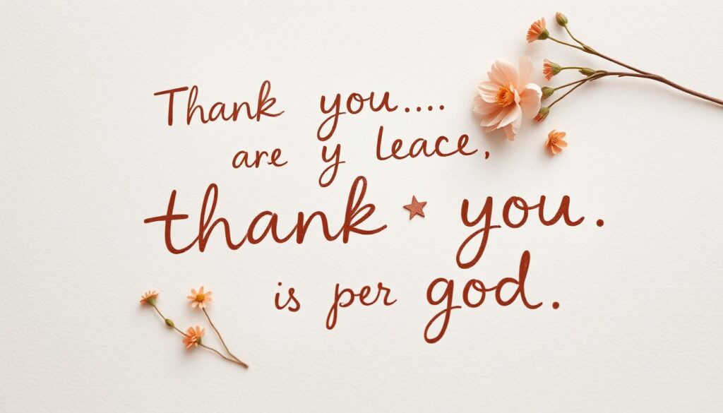 Warm, hand-lettered expressions of heartfelt gratitude float atop a soft, textured background in an intimate, close-up composition. Muted pastel hues evoke feelings of comfort and sincerity. Delicate floral accents and organic brushstrokes create a natural, handcrafted aesthetic. The overall mood is soothing, contemplative, and emotionally resonant, reflecting the cherished bond between a mother and child.