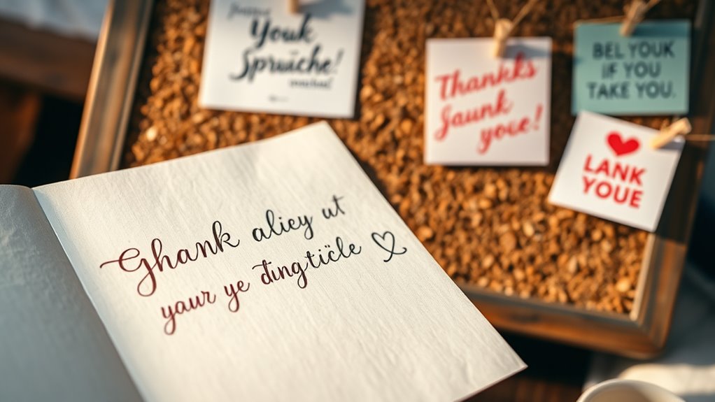 authentische, herzliche Dankbarkeit Kommunikation