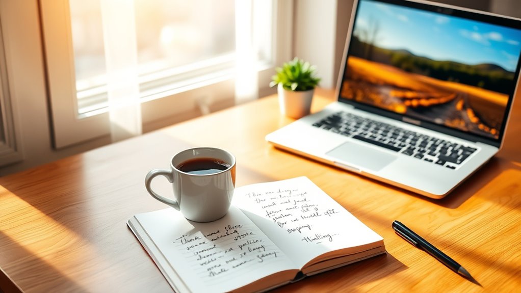 Kurze Dankbarkeit verbessert die Stimmung