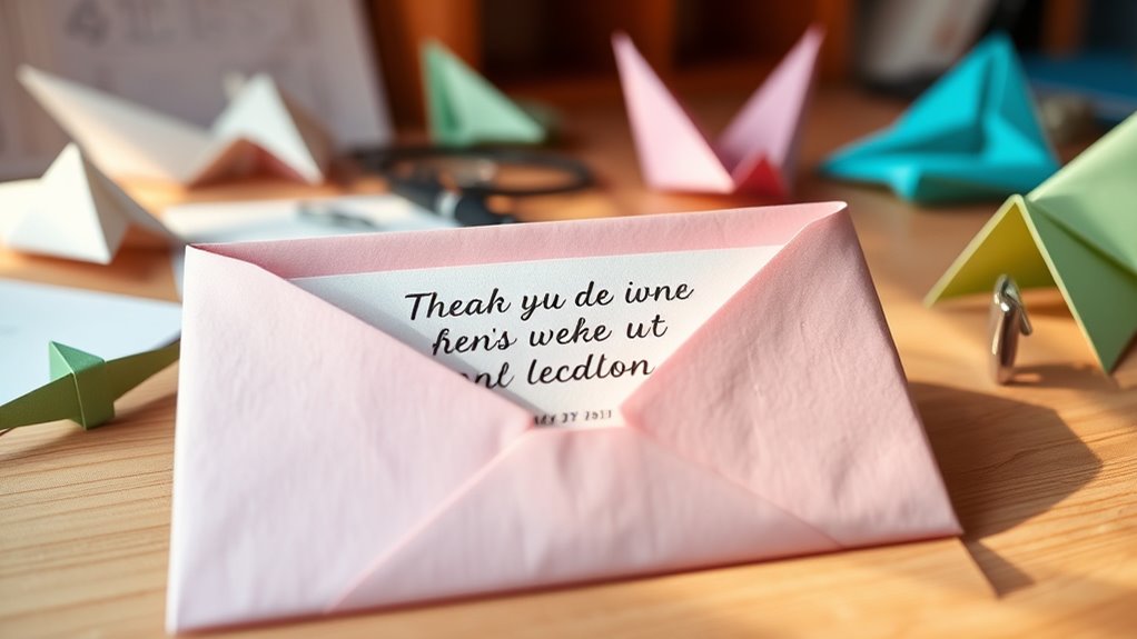 kreative Origami-Umschlagideen