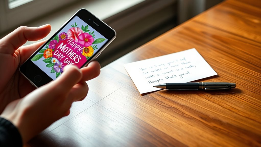 einfache zugängliche digitale Grüße