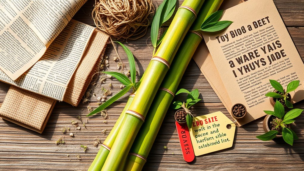 schnell wachsende umweltfreundliche Pflanzenmaterialien