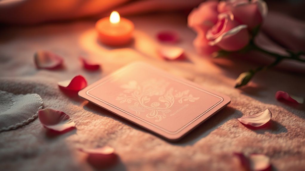 zarte rosa liebevolle Zuneigung vermittelt