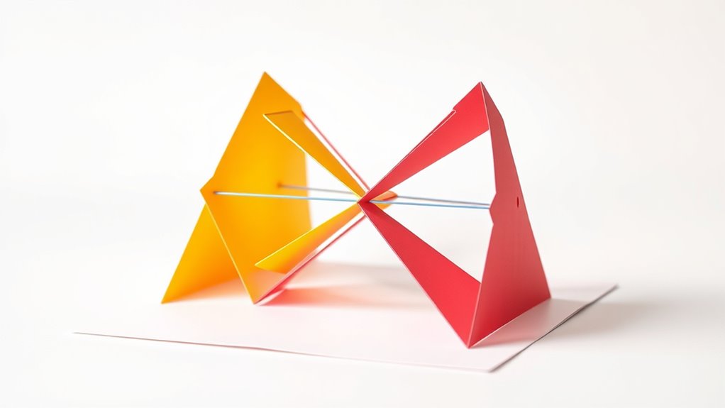 Scharnier- und Faltformen Pop-ups