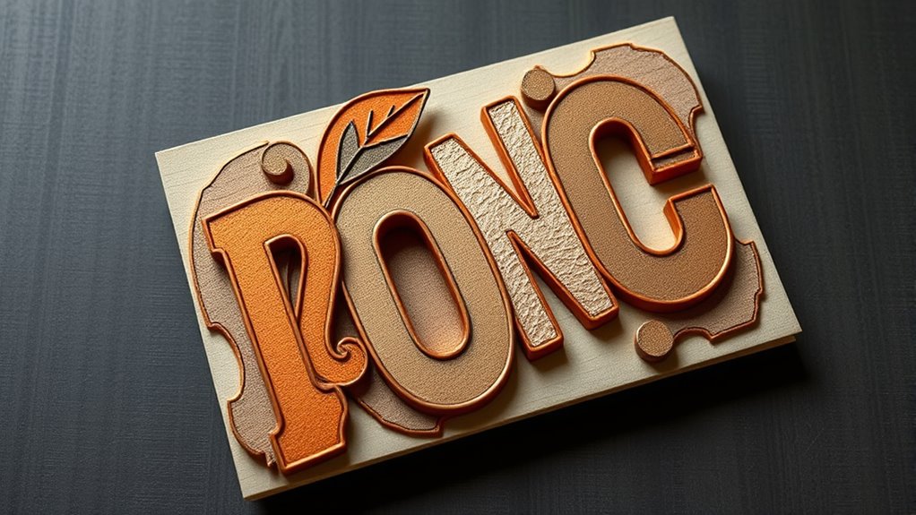 innovative Schriftarten und Layouts