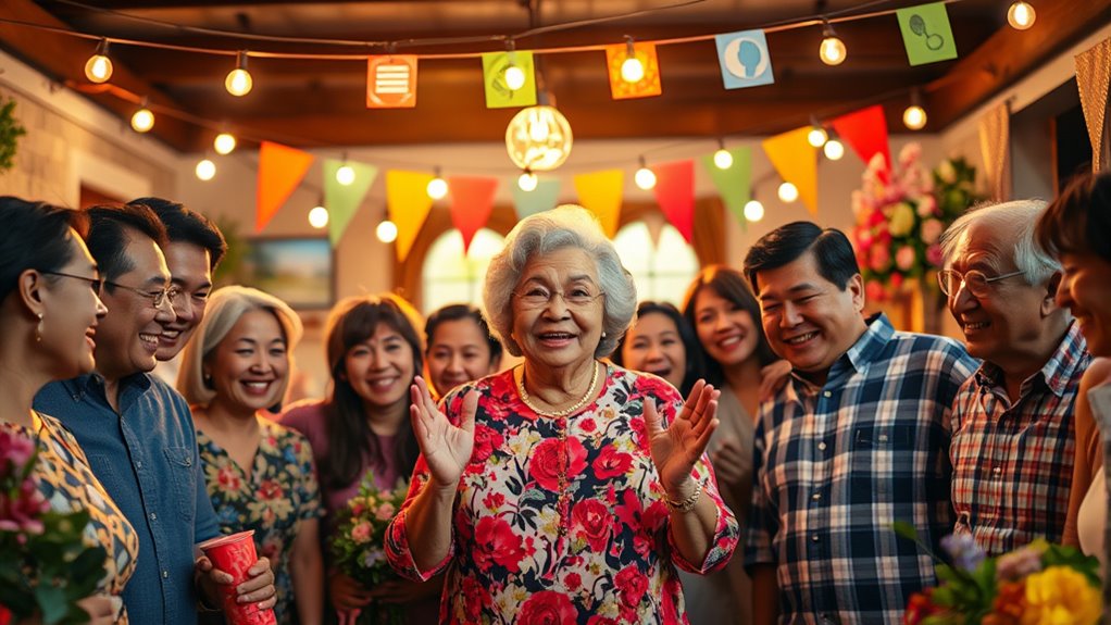 moderne Familien traditions