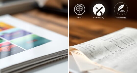 Drucken vs. Handwerk Nachhaltigkeit