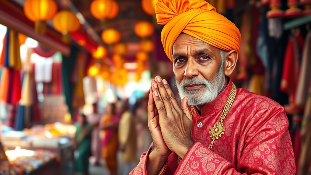 Respektvolle Grußgesten