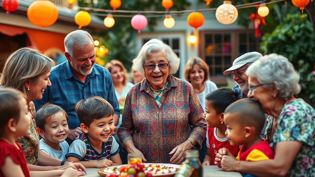 gemeinsame Familiengeschichten und Rezepte