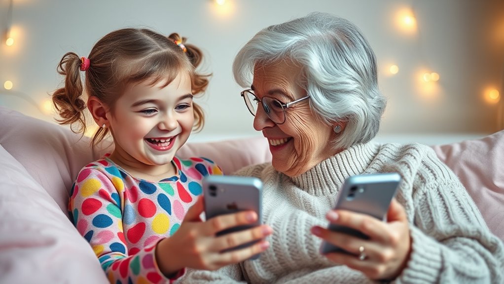 süße Oma- und Ich-Momente