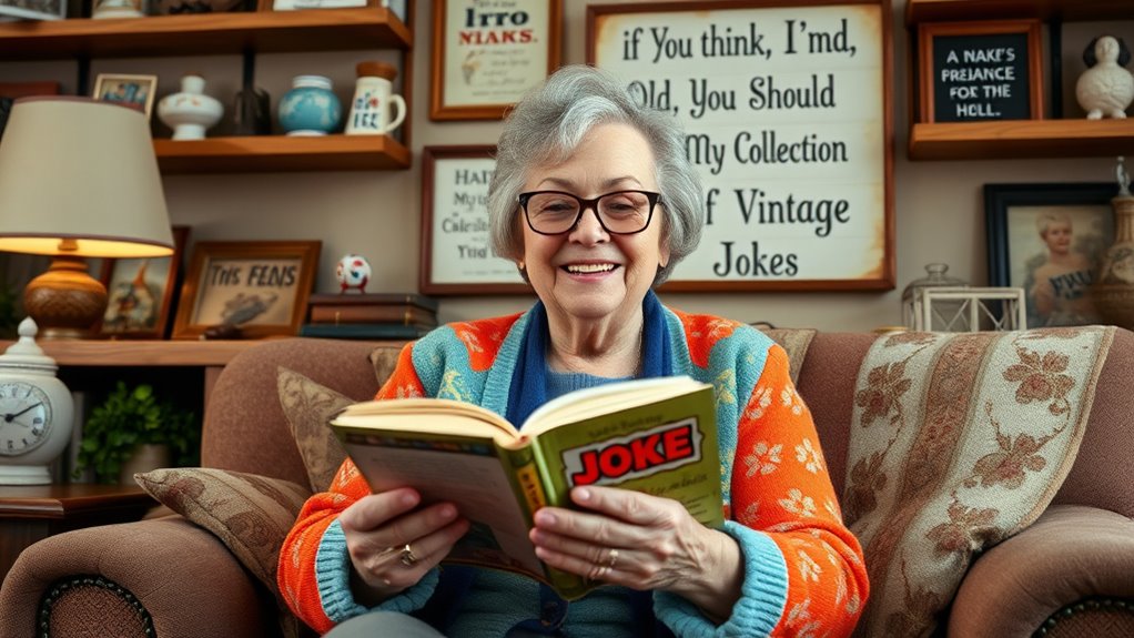 zeitlose Vintage-Witzesammlung