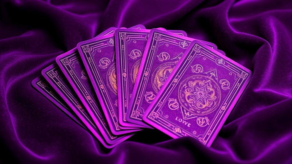 leuchtendes Lila symbolisiert Luxus