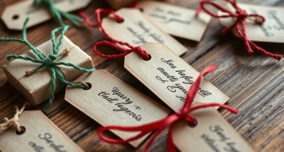 Persönliche Geschenketiketten hinzufügen