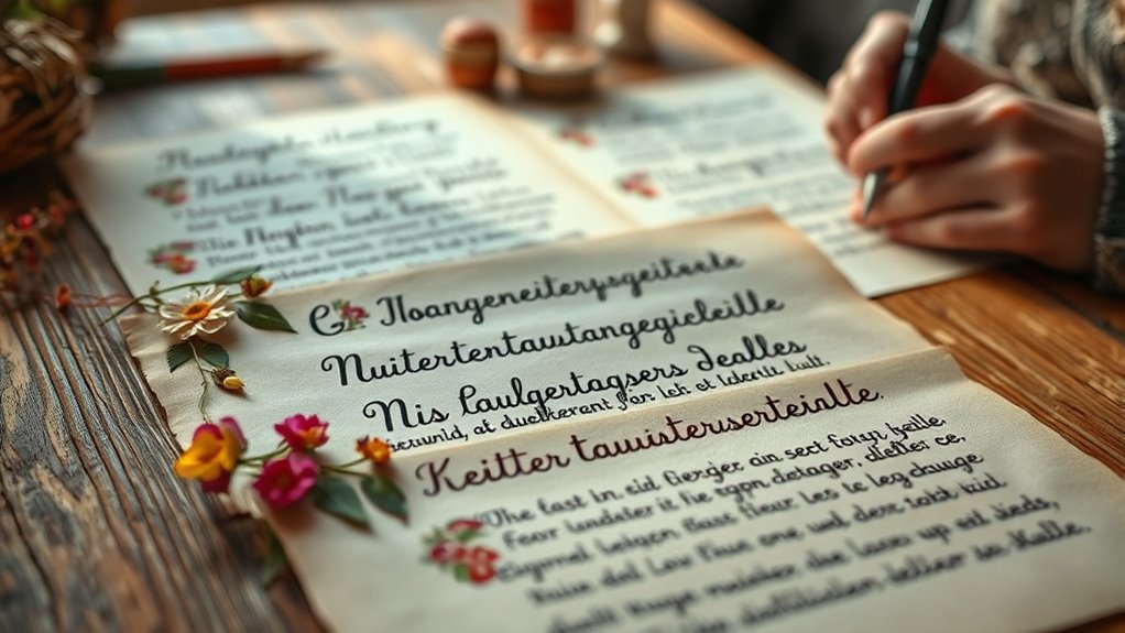 authentischer regionaler poetischer Ausdruck