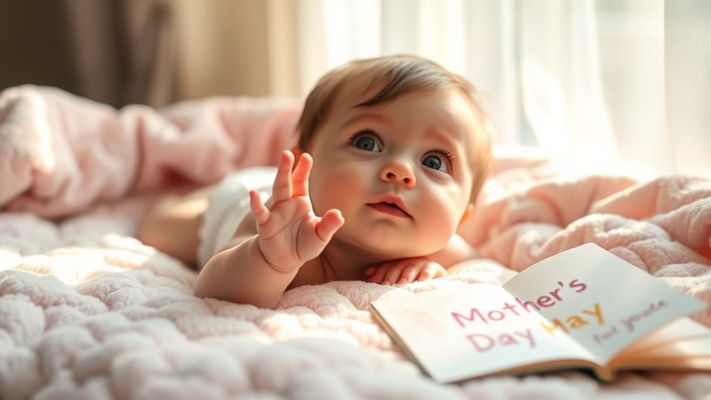 Baby macht die ersten Laute