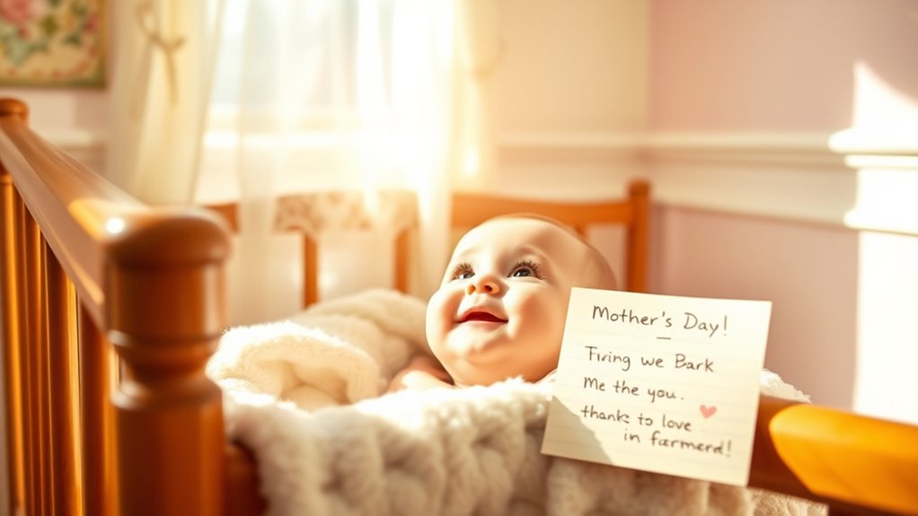 Baby's herzlicher Muttertag