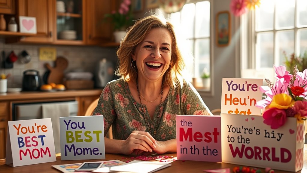 Feiere bescheidene mütterliche Größe