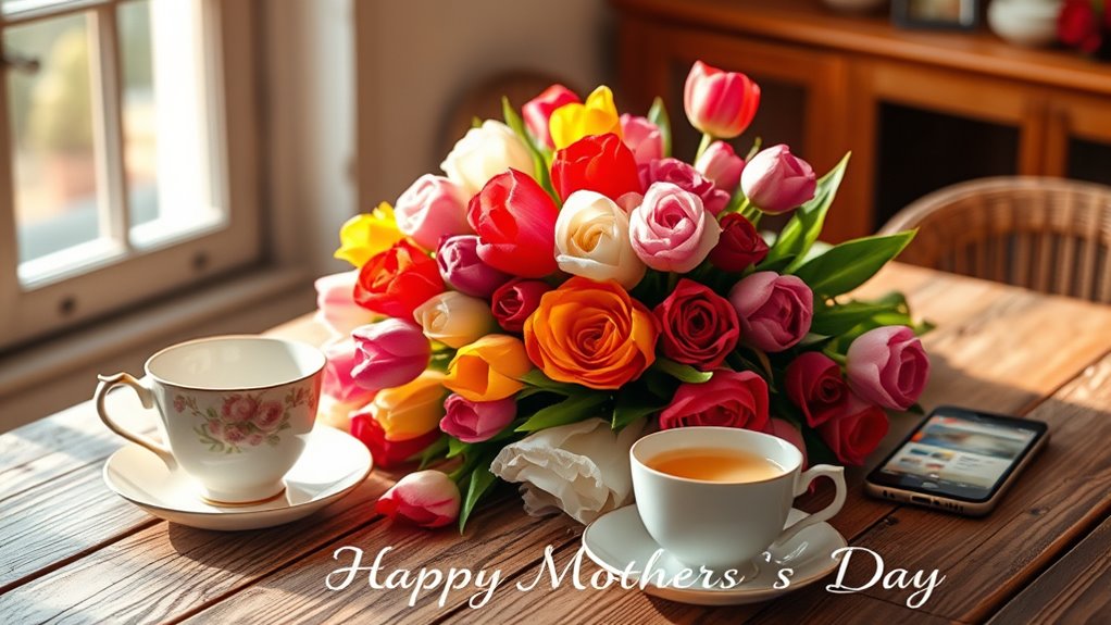 Feiere Mama mit Bedacht