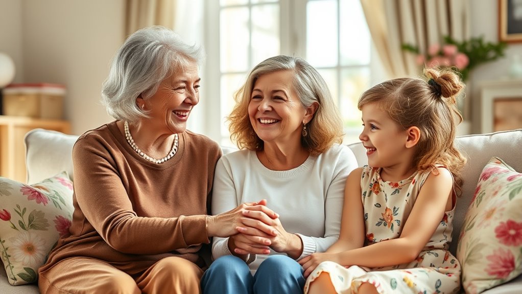 gemeinsam die Familienliebe feiern