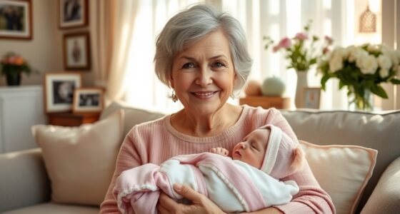 Feier der ersten Mal Großmutter