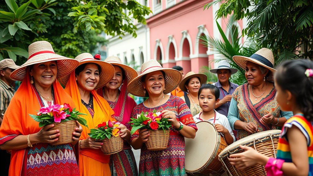 Feiern von Muttertagstraditionen