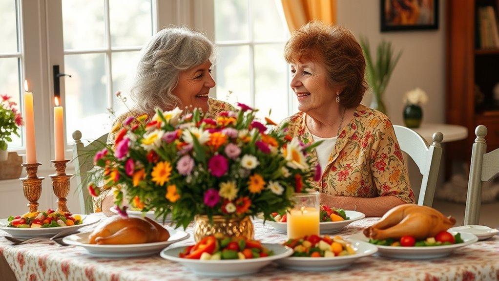 Feiern von Müttern und Großmüttern