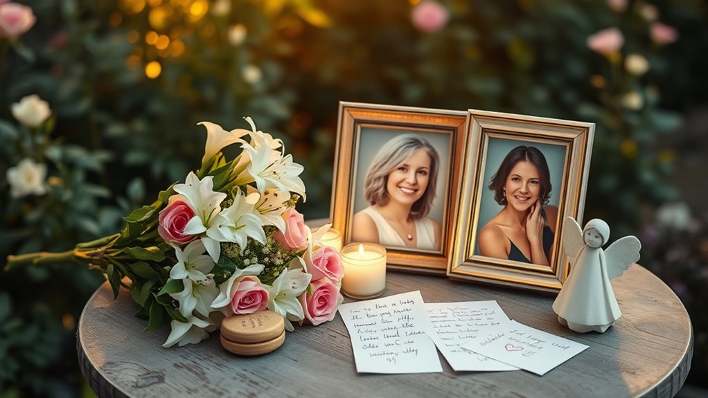 Feierliche Erinnerungen an Mütter