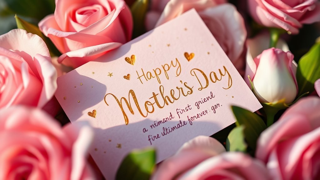 Schätze Mama mit herzlichen Geschenken