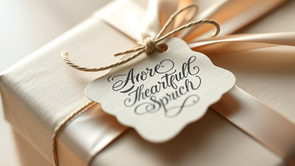 Wählen Sie eine passende Geschenknachricht