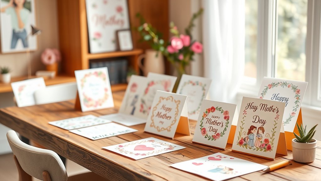 Wähle personalisierbare Muttertagskarten