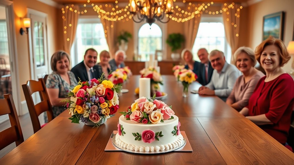 Blumen und gemeinsame Momente