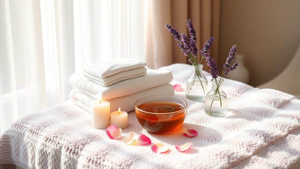 Einen entspannenden Heimspa einrichten