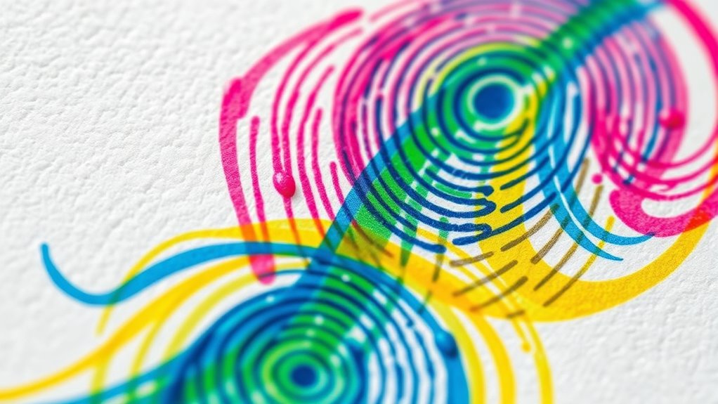 Erstelle einzigartige Fingerabdruck-Kunst