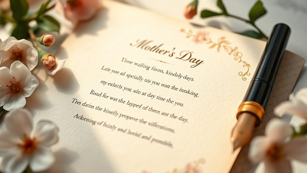 kreative hausgemachte Muttertagspräsentation