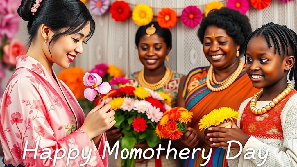 kulturelle Symbole ehren die Mutter