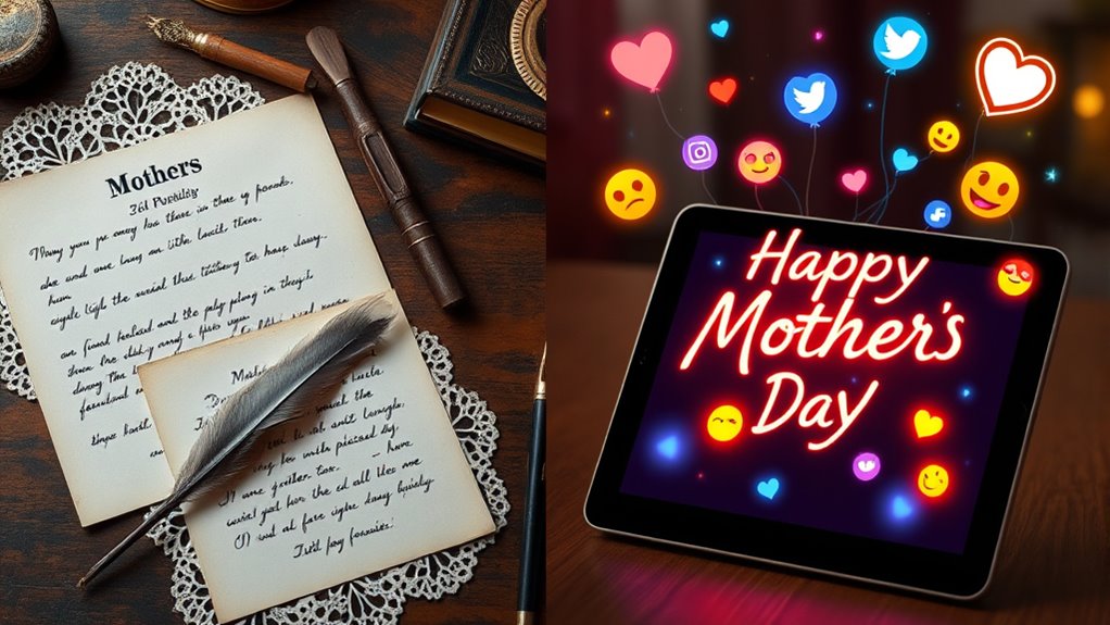 digitale Medien verwandeln herzliche Ausdrücke