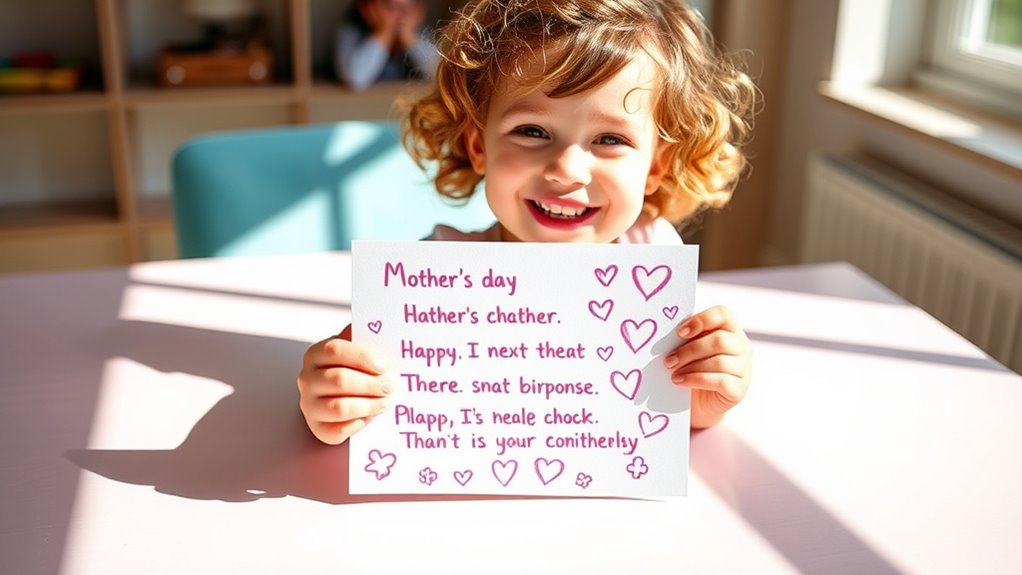 ermutigen Sie Kinder zu kreativen Grüßen