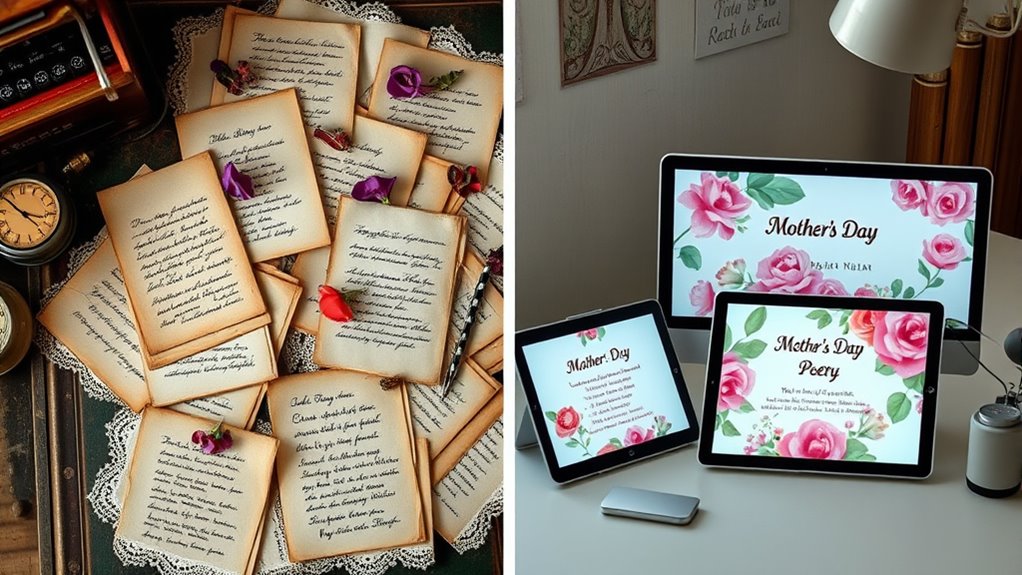 sich entwickelnde Muttertagsmotto